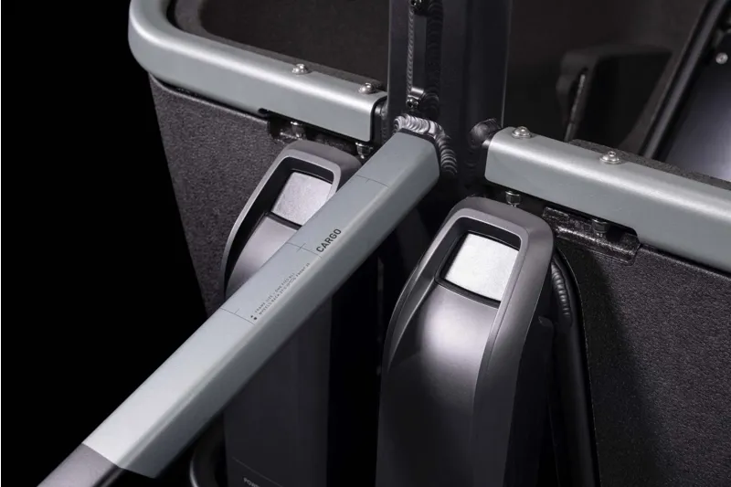 Cube Cargo Hybrid 500 Electric Cargo Bike in Grey/Black-8